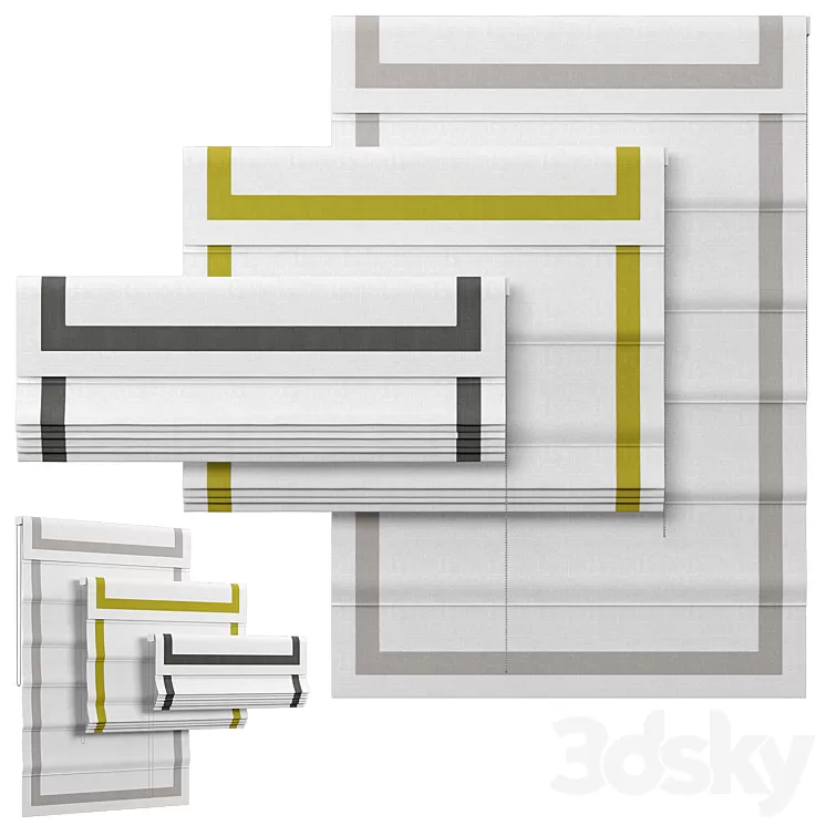 Roman Curtains 06 | Karuilu Home | Providence 3D Model