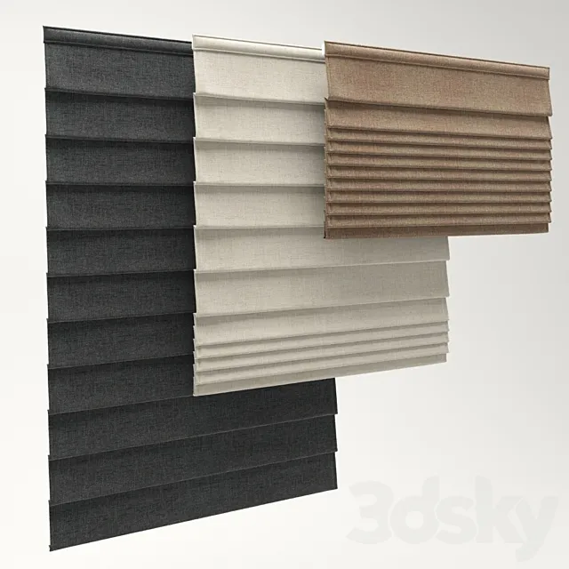 Roman Shade 17 3DModel