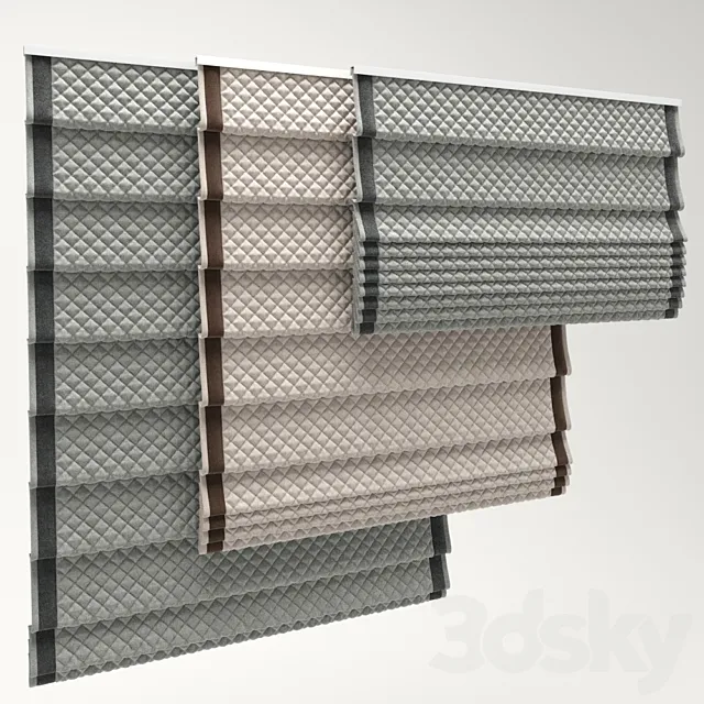 Roman Shade 18 3DModel