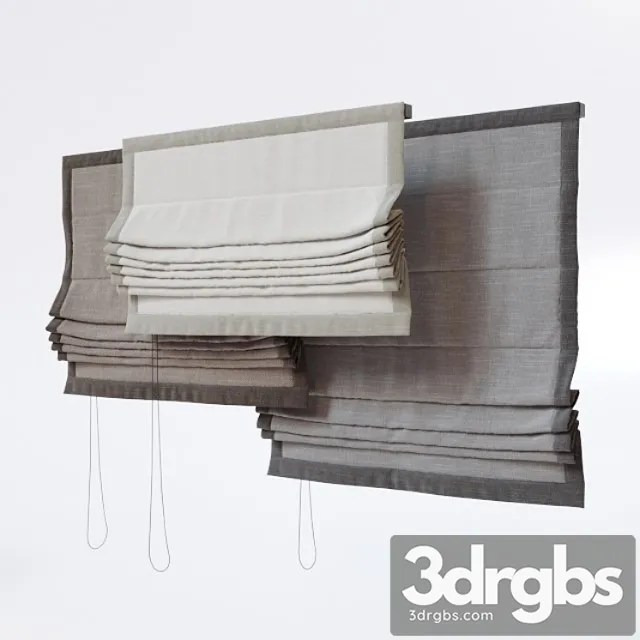 Roman Shade 2 3D Model Free