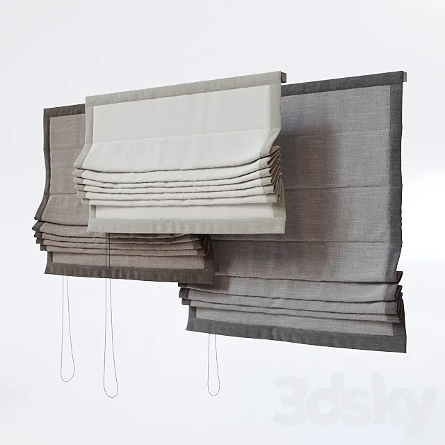 Roman Shade 2 3DModel
