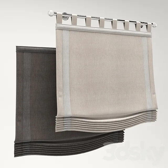 Roman Shade 20 3DModel
