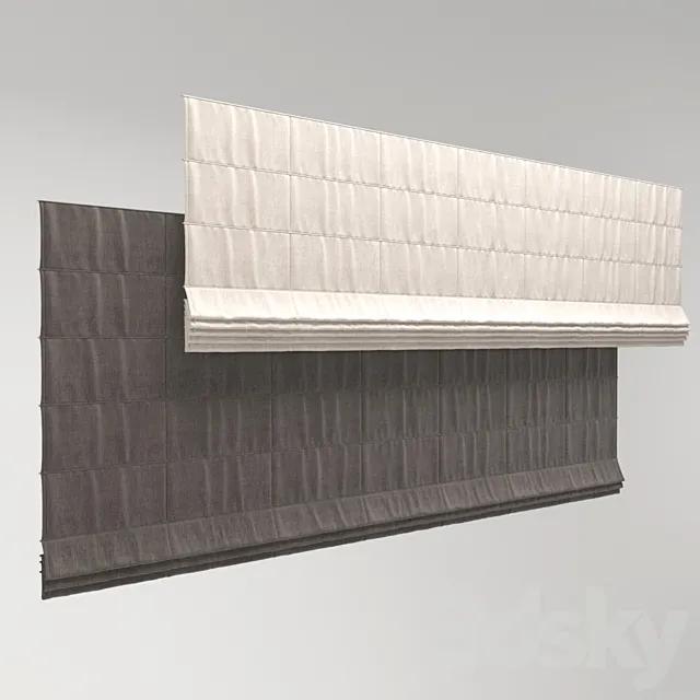 Roman Shade 27 3DModel