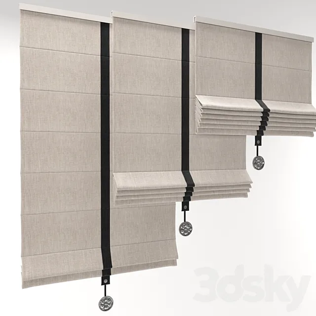 Roman Shade 28 3DModel
