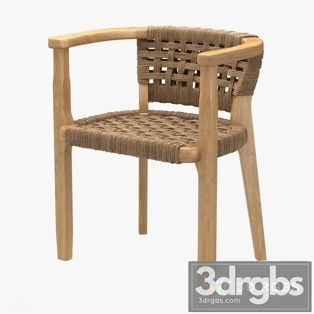 Roman Williams Guild New York Seamoor Chair 3D Model Free