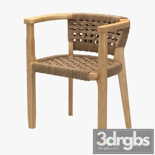 Roman Williams Seamoor Chair 3D Model Free