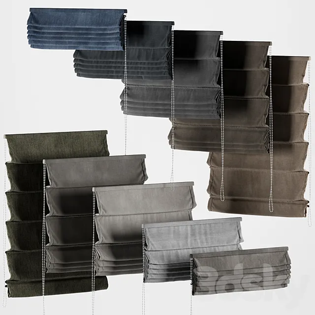 ROMAN_BLINDS_04 3D Model