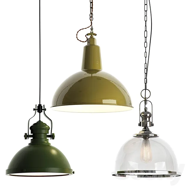 ROMATTI LOFTHOUSE PENDANT SERIES 3D Model