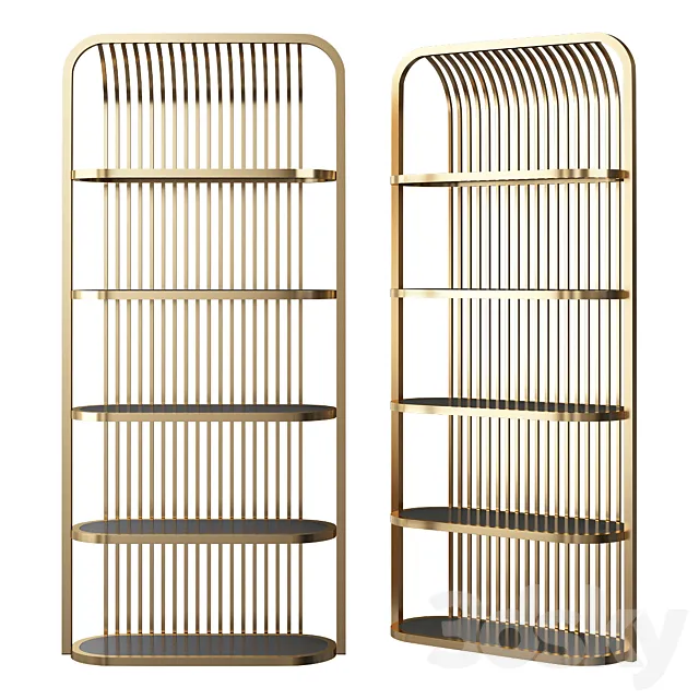 Romeo Cabinet Gold - Eichholtz 3D Model