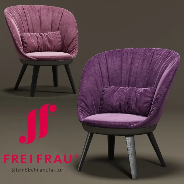Romy armchair 3D Model