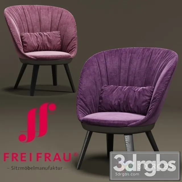 Romy Freifrau Armchair 3D Model Free