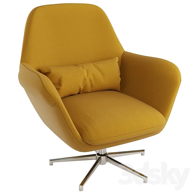 Ron armchair from Stoolgroup 3D Model