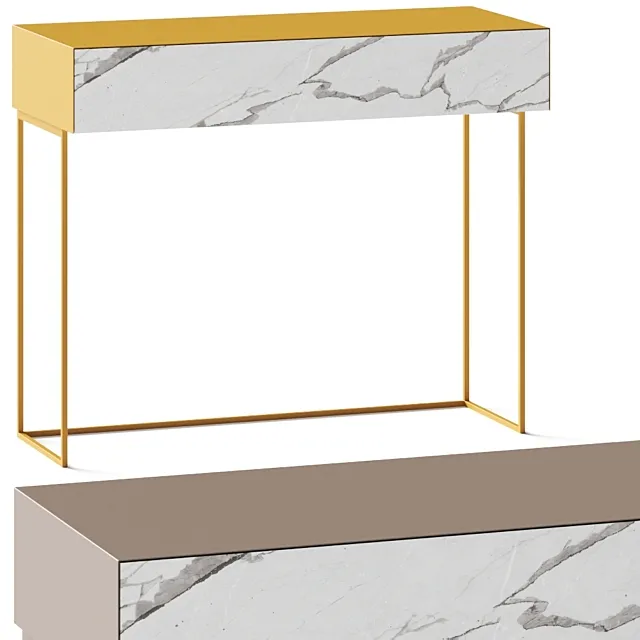 Ronda Design Materika Birdie Console Table 3D Model