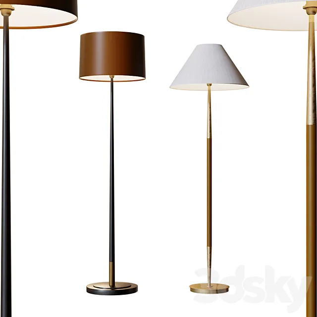 RONNI & VELETTO floor lamp 3D Model