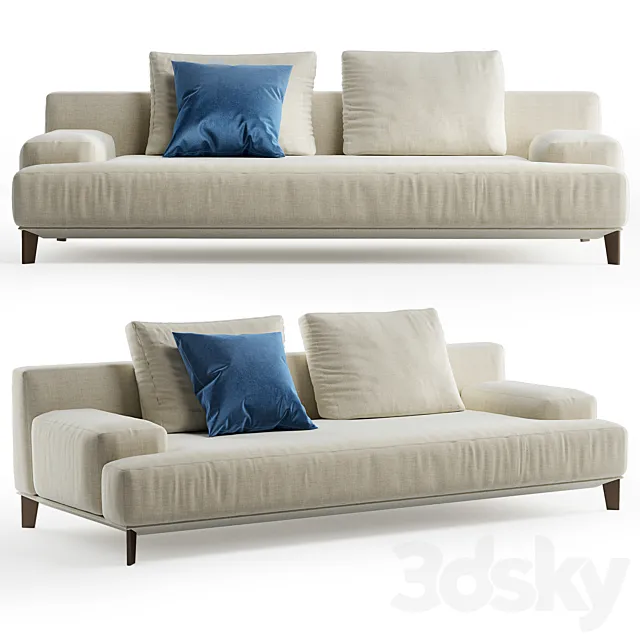 Ronny Alberta Sofa 2 Seater 3D Model