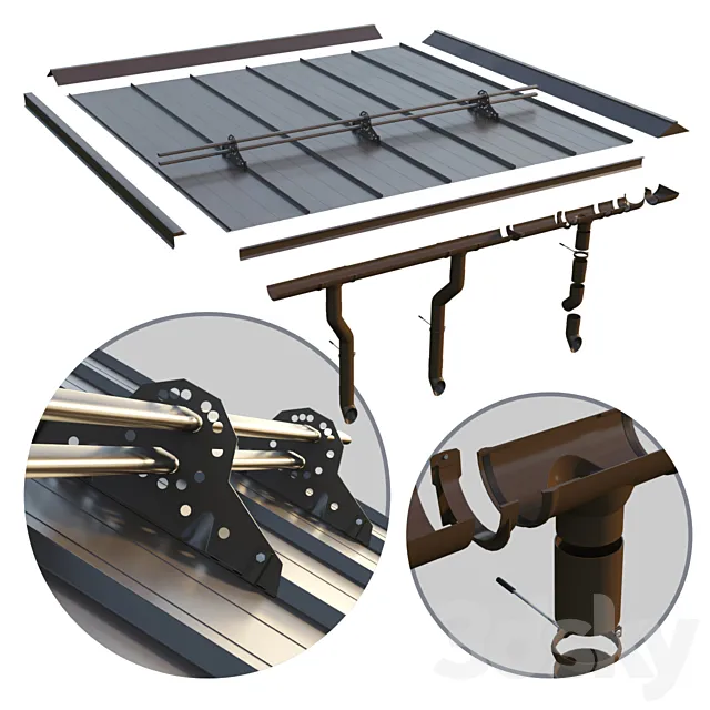 Roofing | Gutter 3DModel