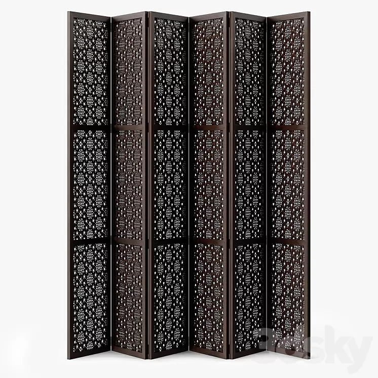 Room Divider Carving 3D Model