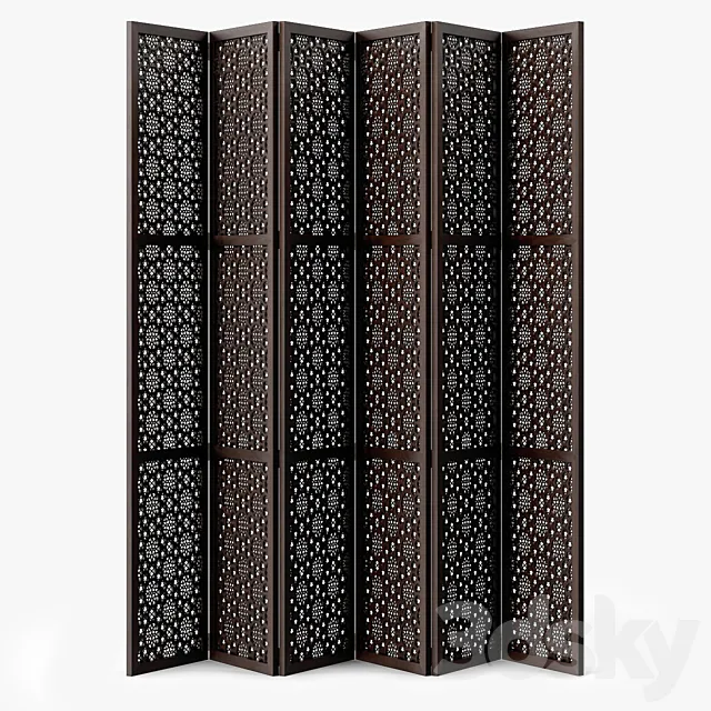 Room Divider Carving 3DModel
