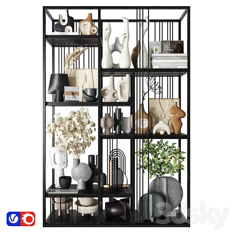 Room divider RIET 3D Model Free