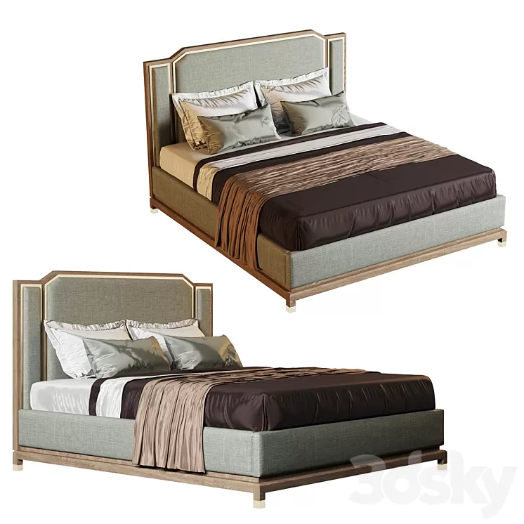Rooma bed indy 3D Model