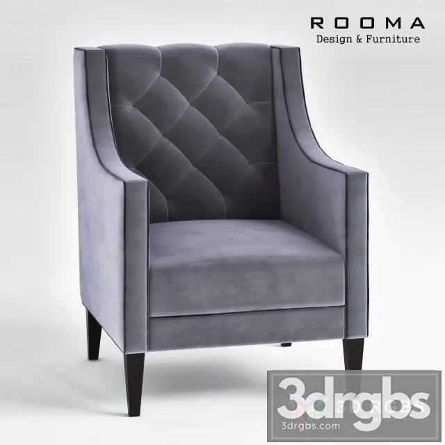 Rooma Design Kaza Armchair 3D Model Free