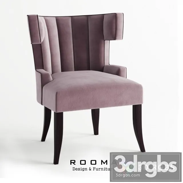 Rooma Design Tory Armchair 3D Model Free