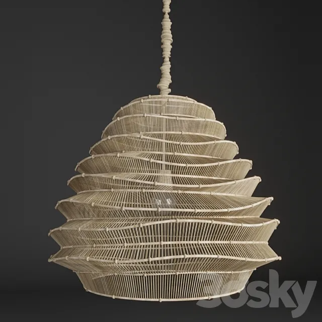 Roost Bamboo Cloud Chandelier 3DModel