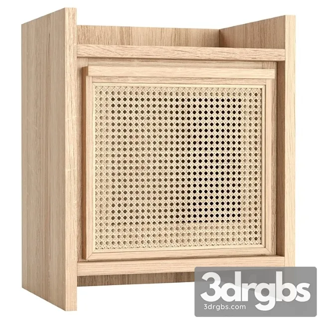 Roots Side Table European Oak 3D Model Free