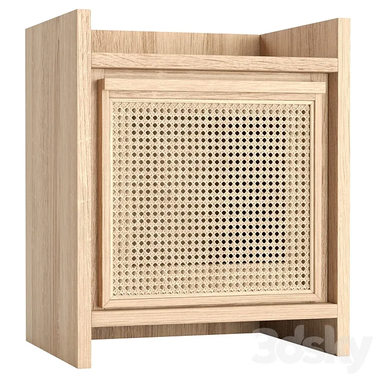 Roots Side Table European Oak 3D Model Free