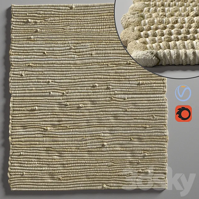 Rope carpet 3D Model