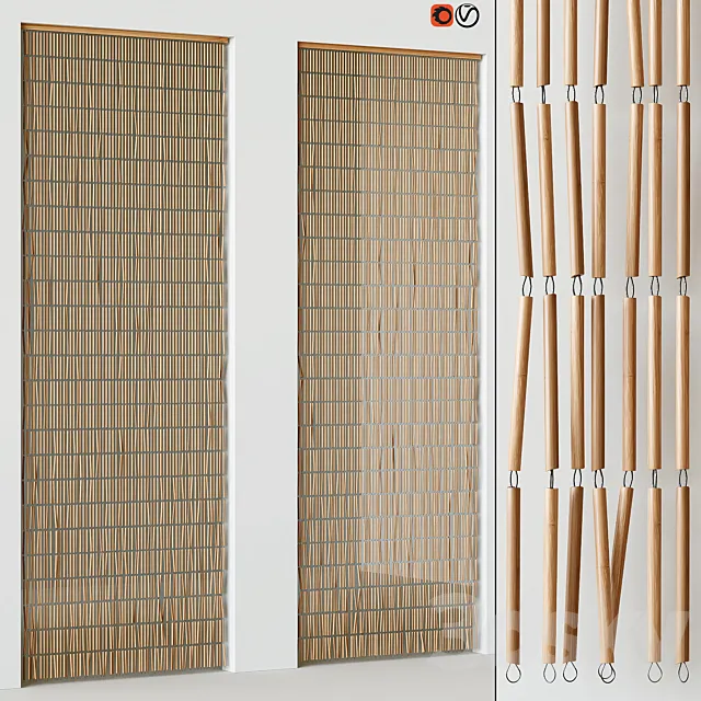 Rope curtain 3D Model