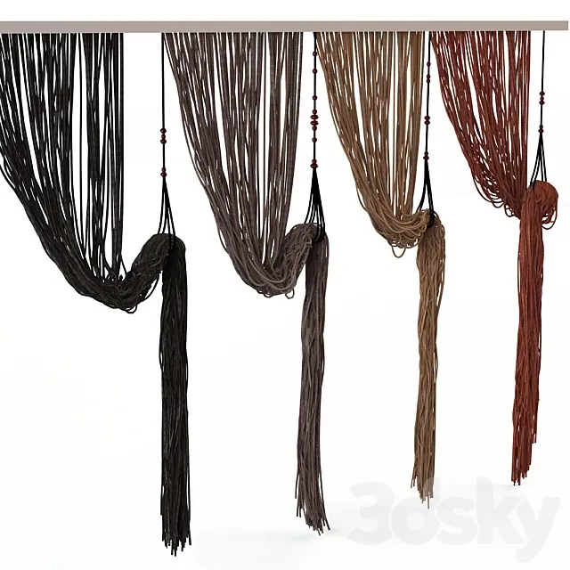 Rope curtains (muslin) 4 Free Download