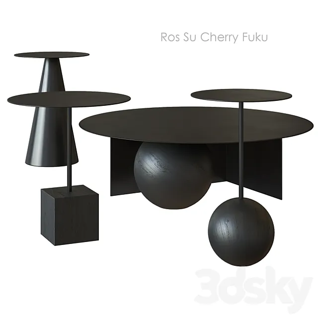 Ros Su Cherry Fuku SALAK coffee table 3DModel