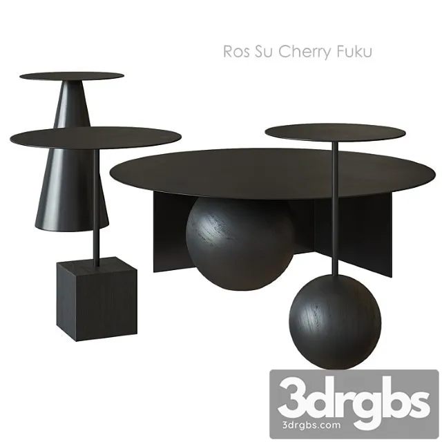 Ros Su Cherry Fuku Salayak Coffee Table 3D Model Download