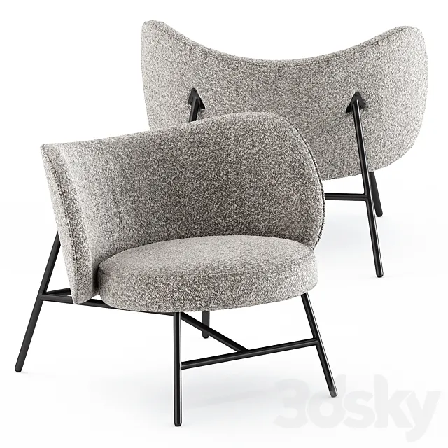 Rosa Chair by Burkedecor 3DModel