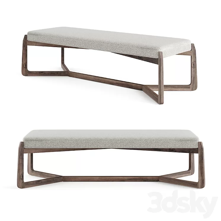 Roscoe Bench 3D Model