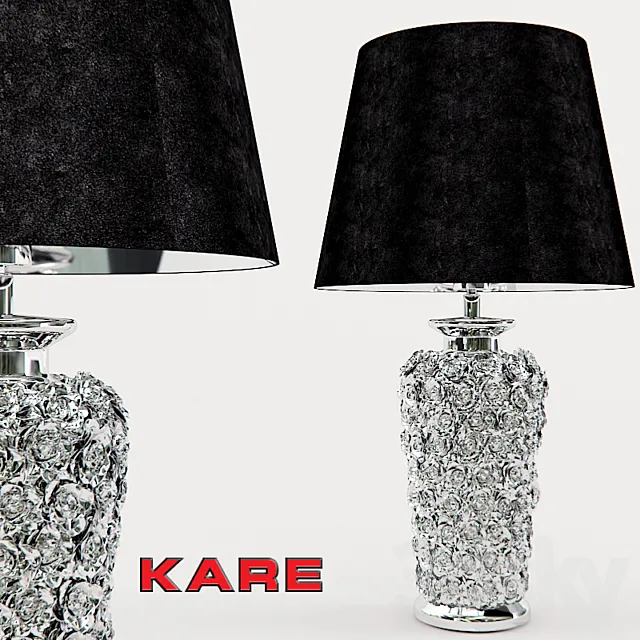 Rose Multi Table Lamp by Kare Design 3DModel