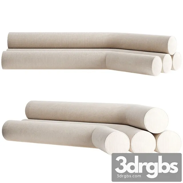 Rose Sofa By Joris Poggioli 3D Model Free