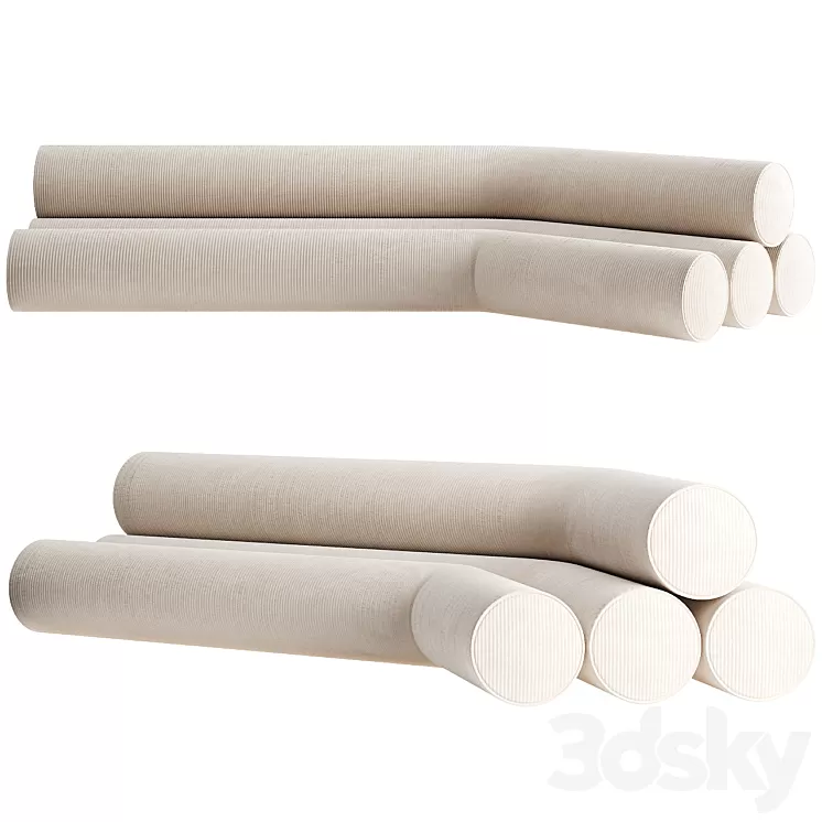 Rose Sofa by Joris Poggioli 3D Model Free