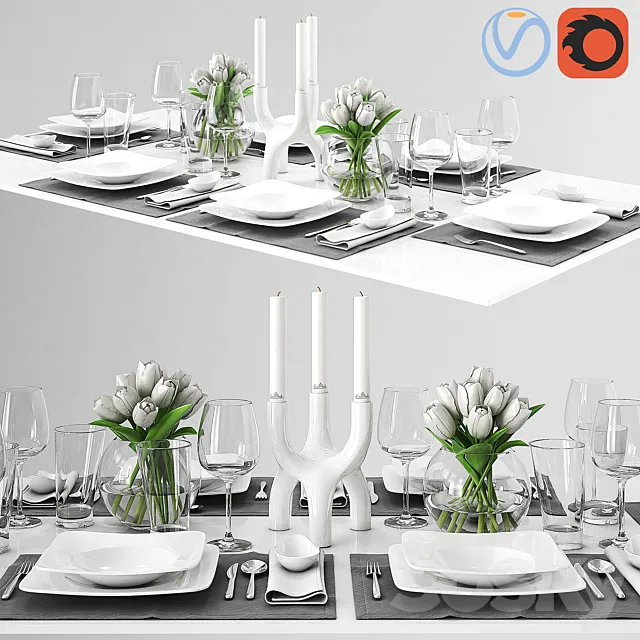 Rosenthal Free Spirit Tableware 3DModel