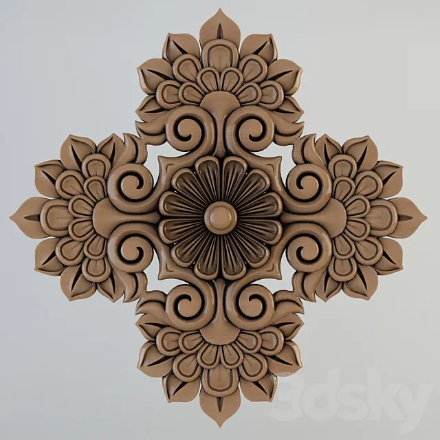 Rosette 2 3D Model