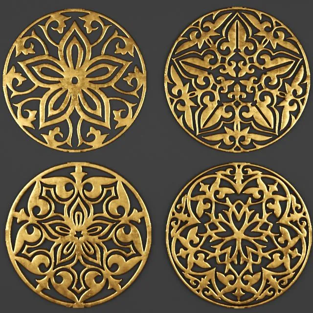 Rosette 259 3D Model