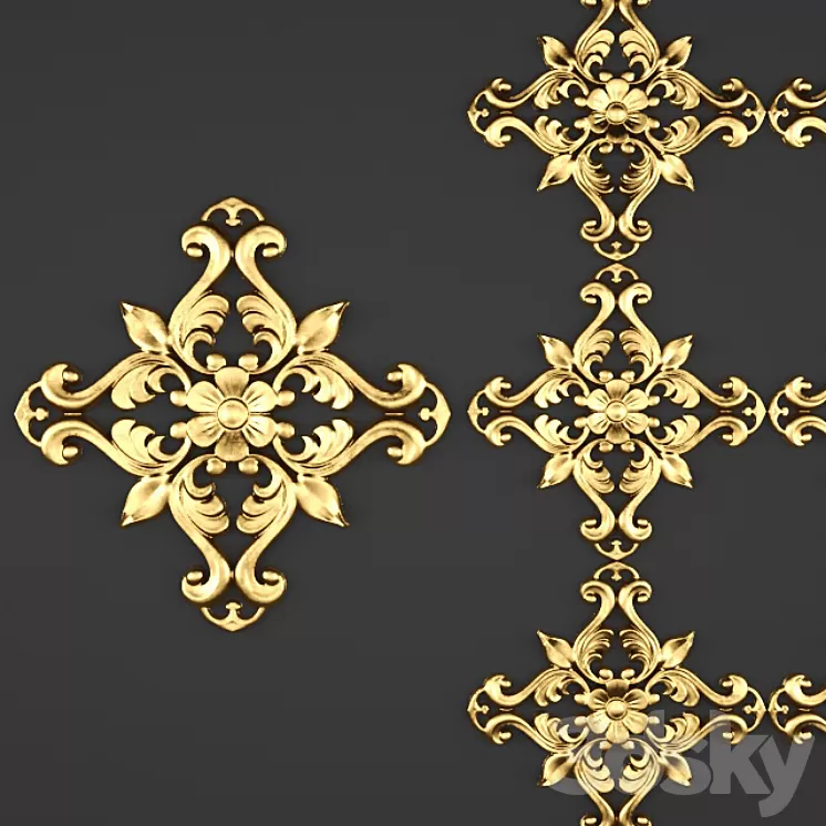 Rosette. 3D Model