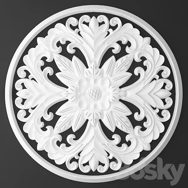 Rosette. 3D Model
