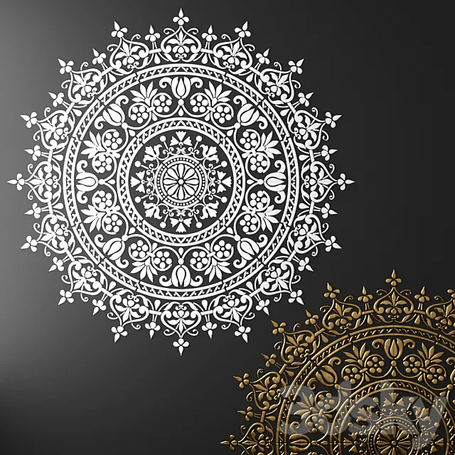 Rosette. 3D Model