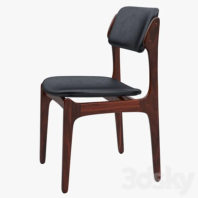 Rosewood Chair by Erik Buck 3DModel