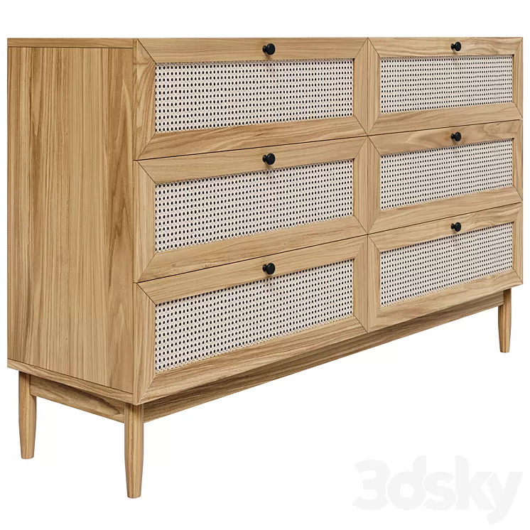 Roshal Chest of drawers 3D Model Free