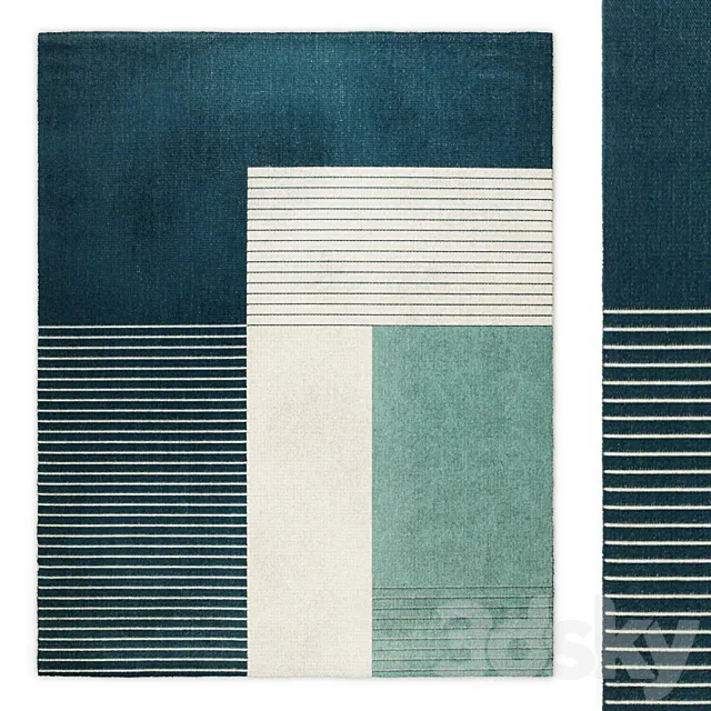 ROSHILDE carpet IKEA 3D Model