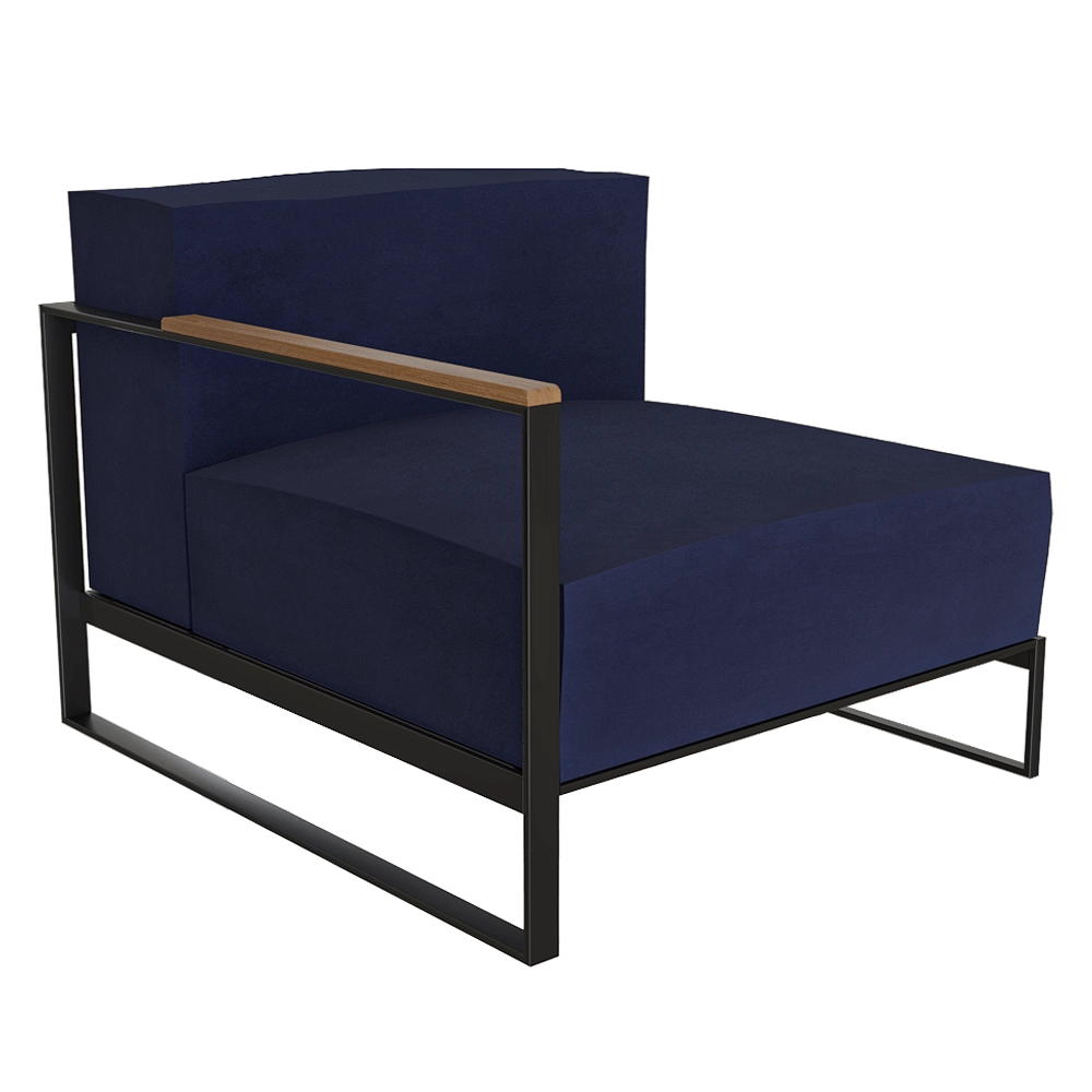 Röshults - Armchair Garden Moore Left 2 3D Model