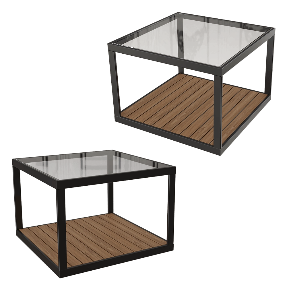 Röshults - Coffee table Moore 50x50 3D Model